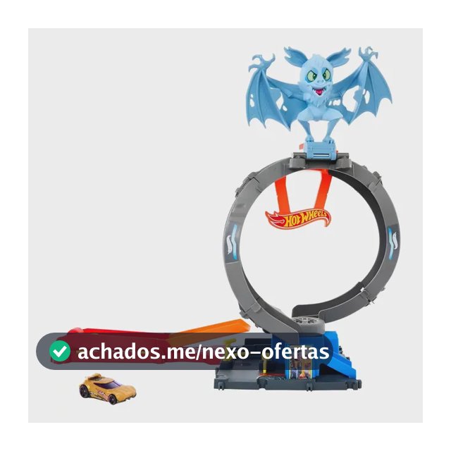 Pista Hot Wheels City Loop Ataque Do Morcego - Mattel 2024 Cor Colorido