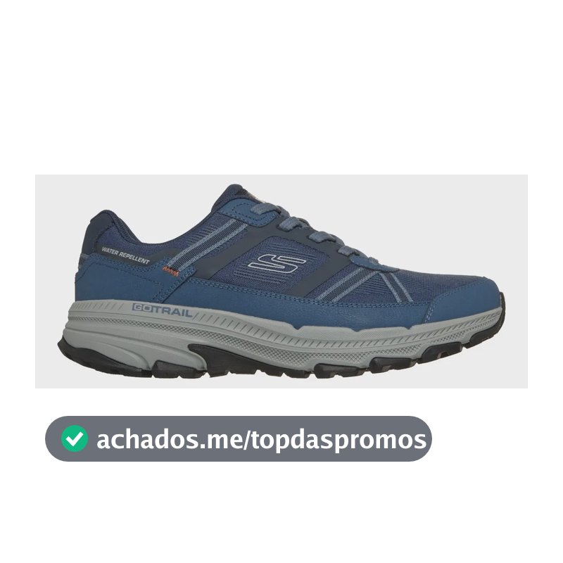 Tênis De Trilha Masc Go Run Trail Altitude 2.0 Skechers Azul Escuro Liso 40 Br
