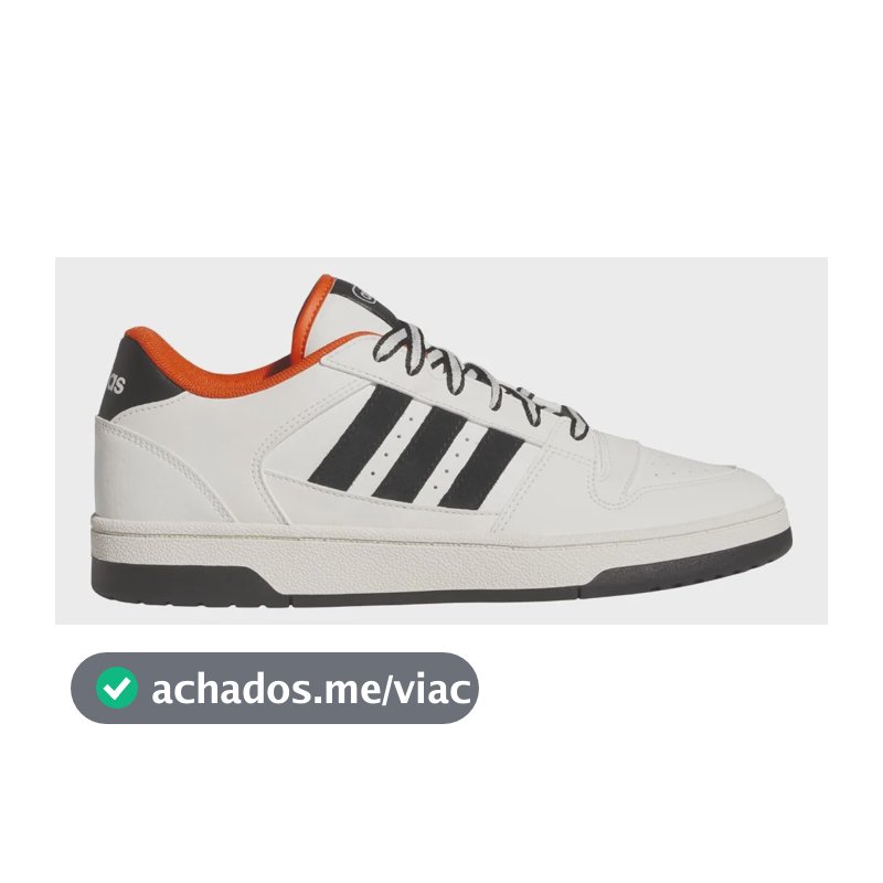 Tênis Masculino Break Start adidas Branco Liso 41 Br