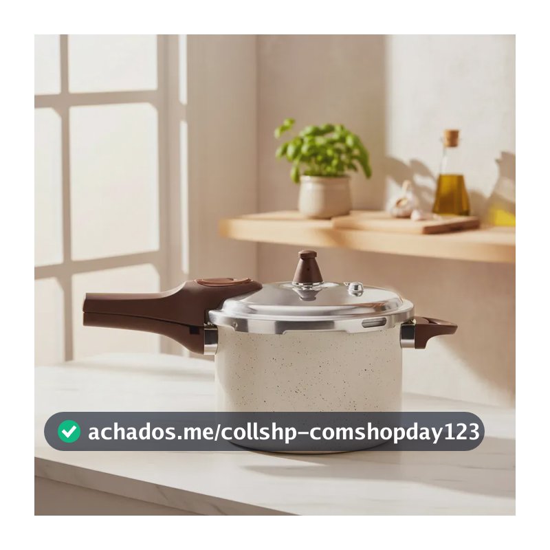 Panela De Pressão Brinox Pressure 4,2l Ø20 X 14,5 Cm Vanilla Baunilha