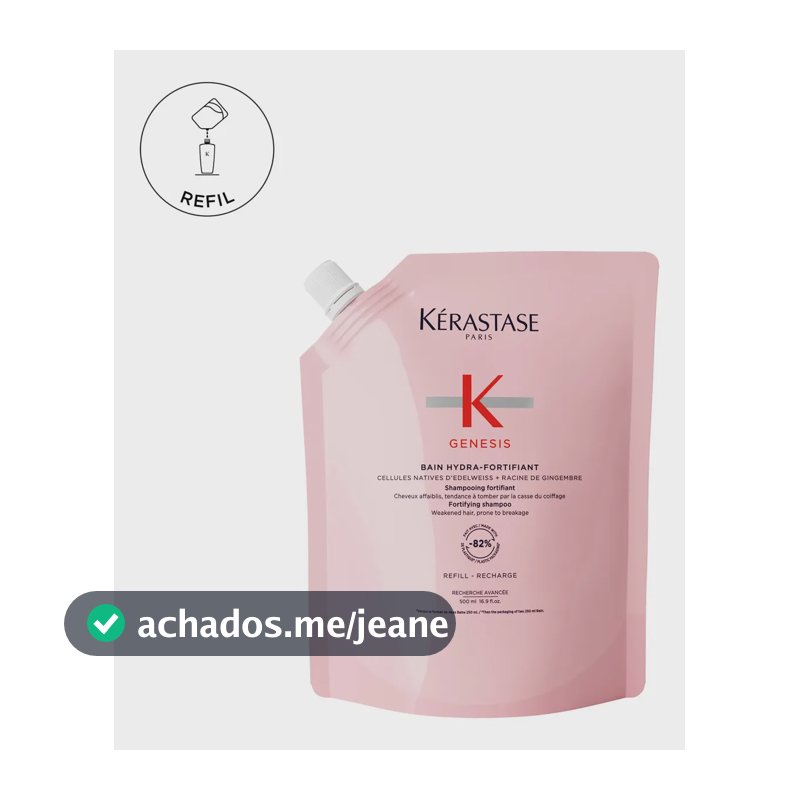 Recarregar Shampoo Hidrafortificante Bain 500ml Kerastase