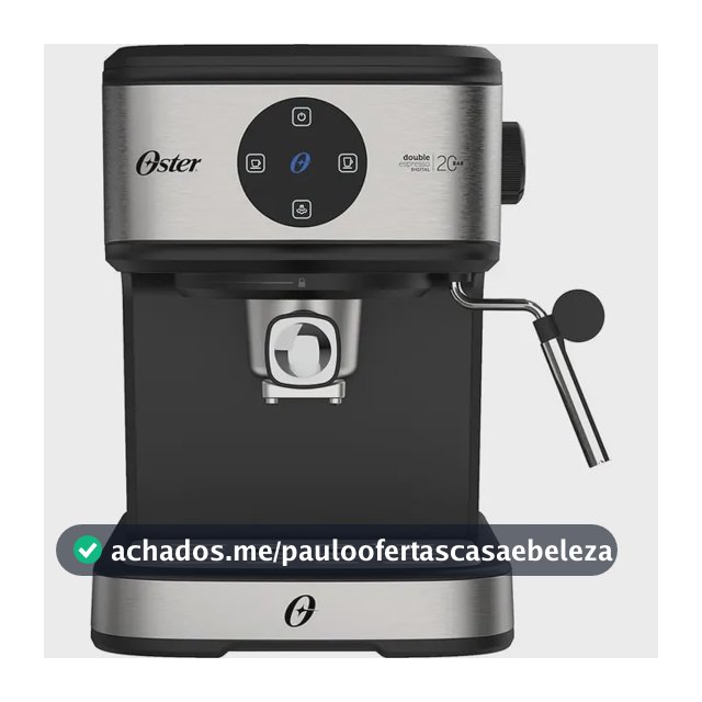 Cafeteira Espresso Double Digital Oster Cor Prateado/Preto