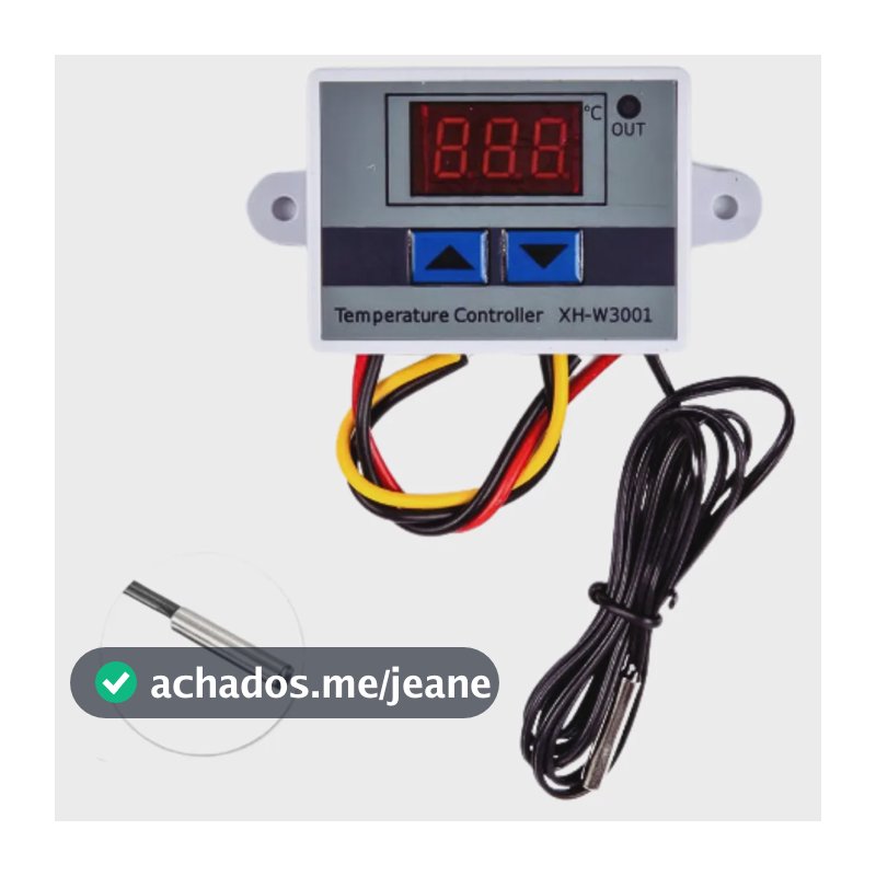 Controlador Temperatura Digital Termostato Bivolt 110/220 Volts Chocadeira Freezers 8x Tech