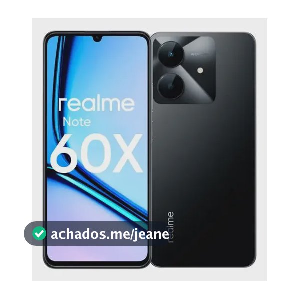 Realme Note 60x Dual Sim 128gb 4gb Ram Preto Preto