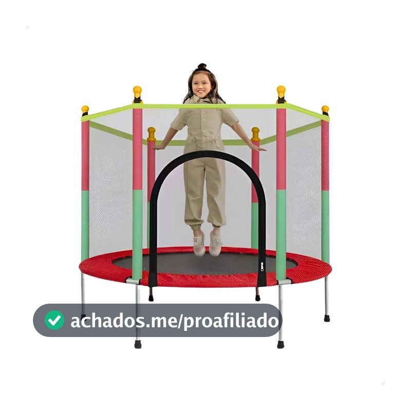 Cama Elástica Pula Pula Infantil Trampolim 1,4 Metros Atentu