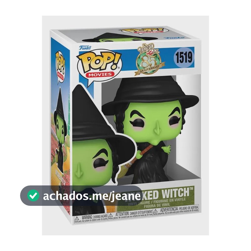 Wicked Witch #1519 Bruxa Malvada Mágico De Oz Funko Pop