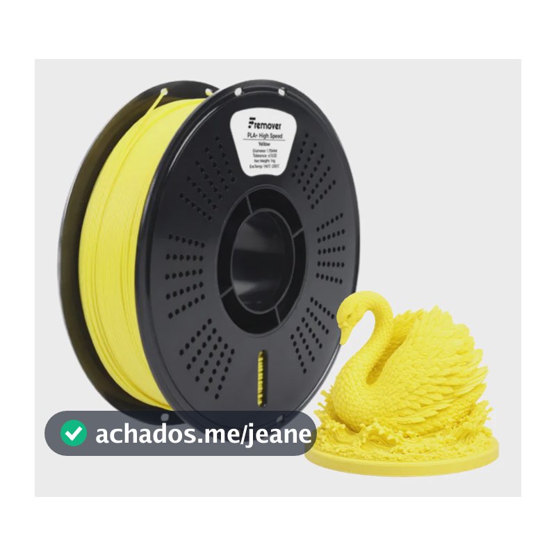 Filamento Pla+ 1kg Fremover High Speed  1,75mm Yellow