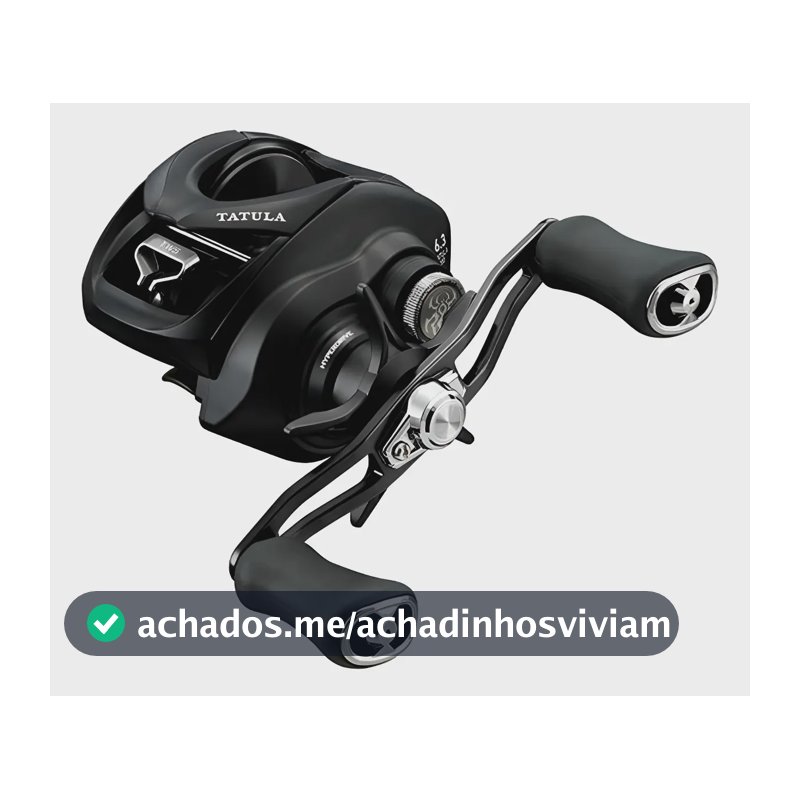 Nova Carretilha Daiwa Tatula Tw 200xhl Lançamento 2025 Preto Preto Esquerdo