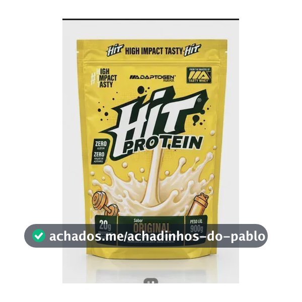 Whey Hit Protein Adaptogen 900g Sabor Original