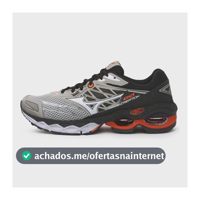 Tênis Masculino Mizuno Wave Creation Original Macio Corrida