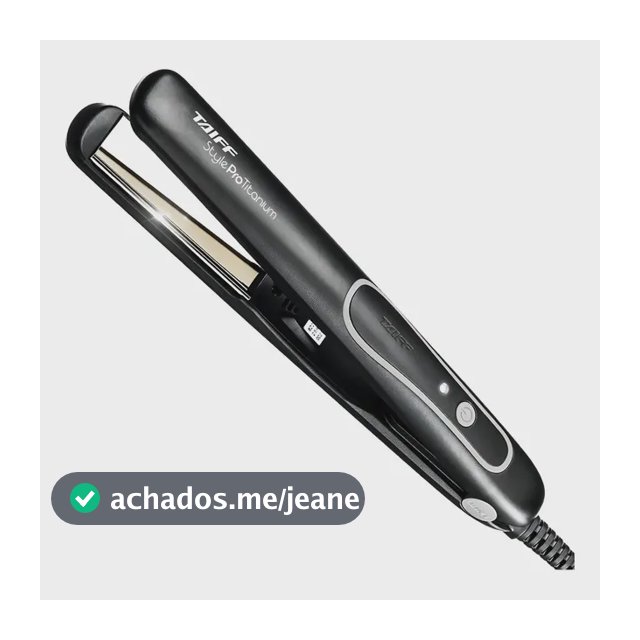 Chapinha De Cabelo Taiff Style Pro Titanium Preta Cor Preto