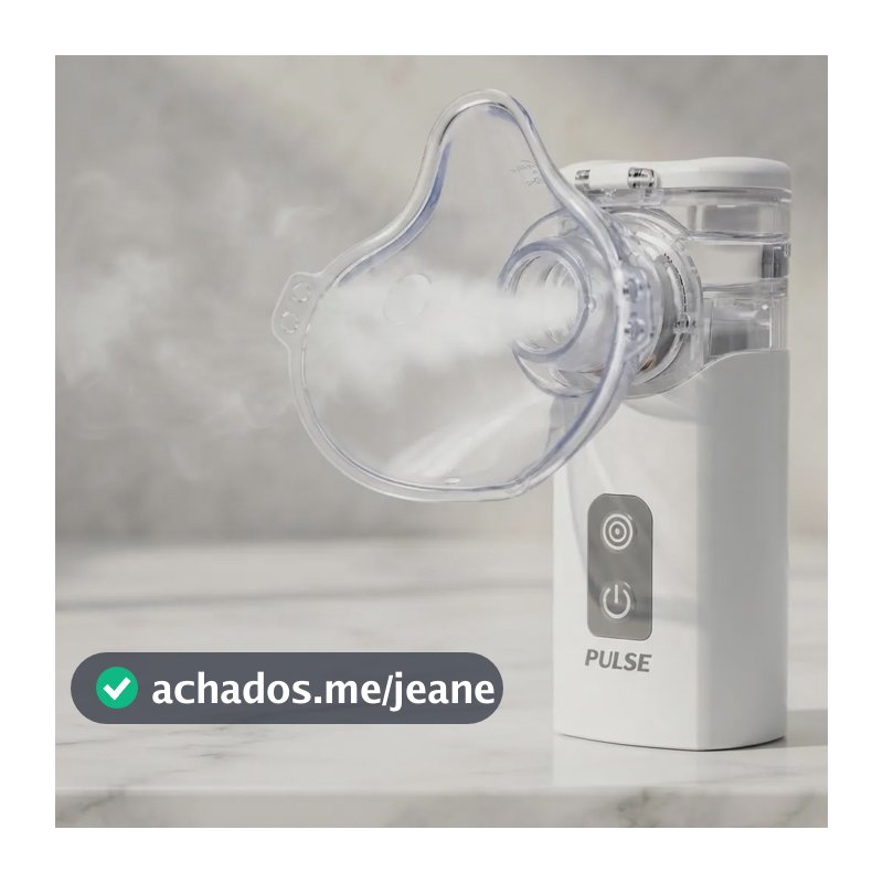 Inalador E Nebulizador Tech Adulto Infantil Portátil Branco 127/220v