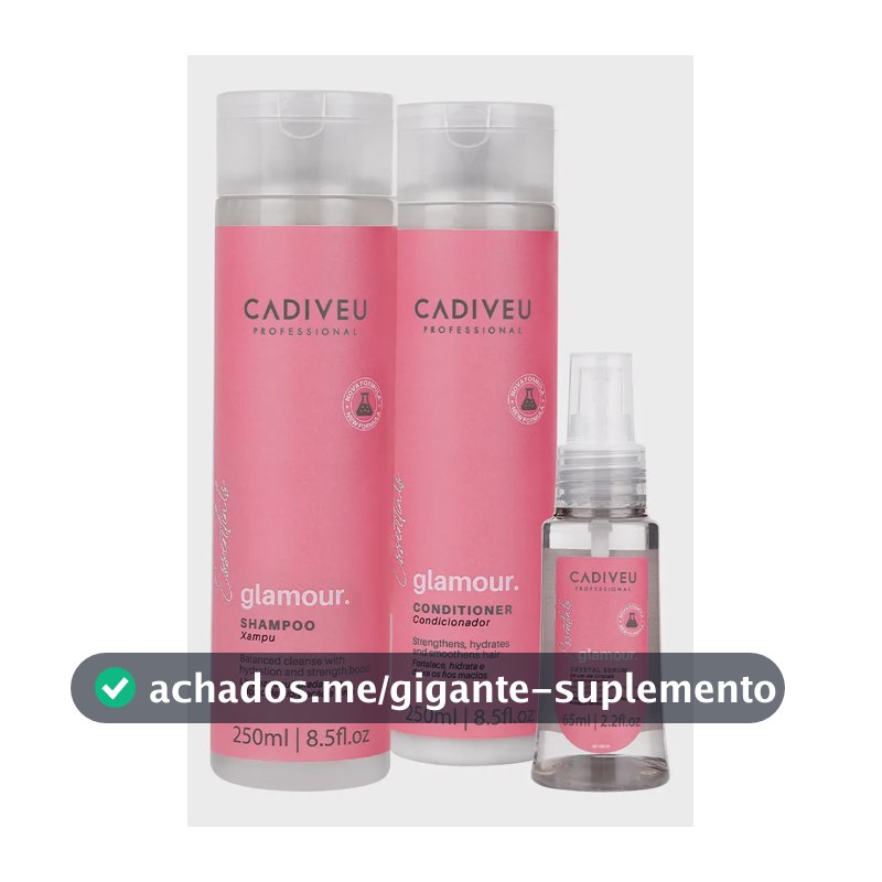 Cadiveu Professional Kit Glamour (3 Produtos)