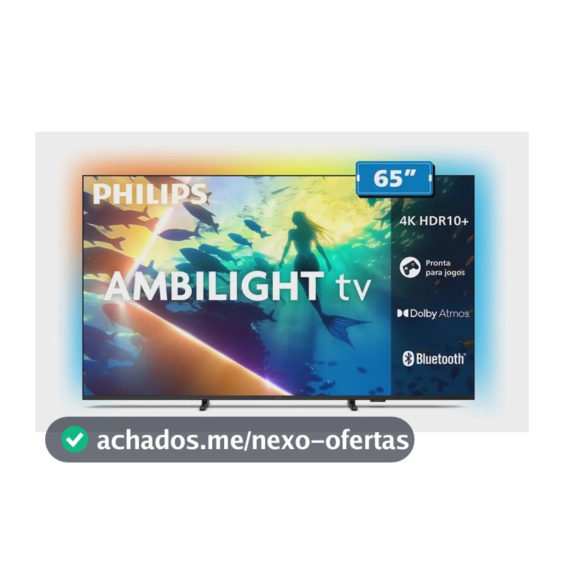 Smart Tv 65" Philips Ambilight 65pug8100/78 4k Uhd