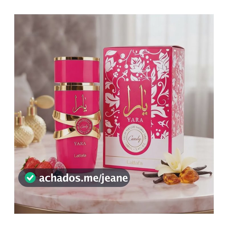 Perfume Árabe Feminino Yara Candy Lattafa 30ml Original