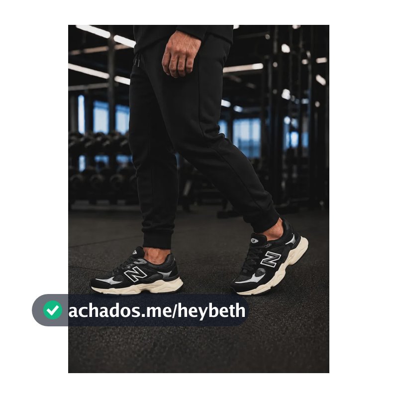 Tênis New Running 9060 Academia Confortavel Envio Imediato Preto 40