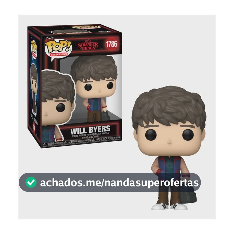 Boneco Funko Pop! 1786 Stranger Things T5 Will Byers Candide