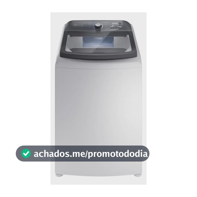Lavadora De Roupas Electrolux 18kg Cesto Inox 11 Programas 110v Branco