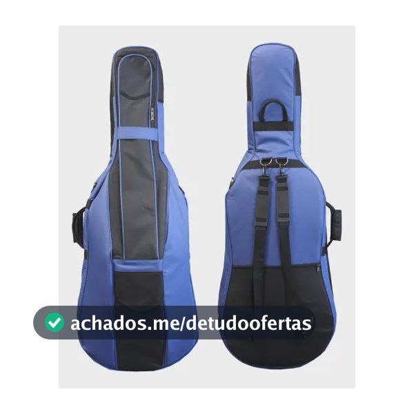 Bag Capa Violoncelo Cello Azul Extra Luxo 4/4