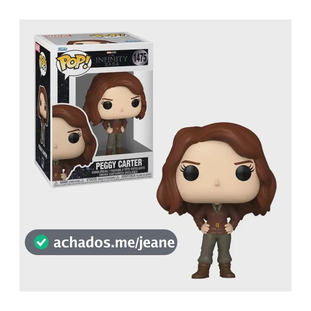 Boneco Funko Pop! Marvel Capitão América 1 - Agente Carter