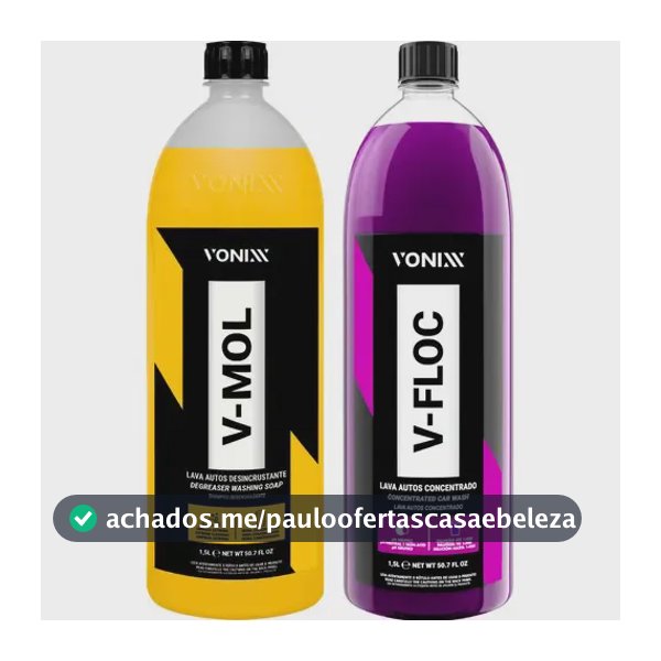 Shampoo Automotivo V-mol Vonixx 1,5l V-floc Vonixx 1,5l