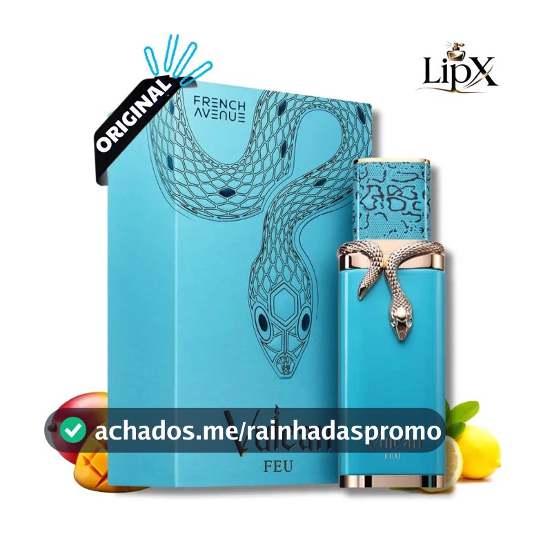 Perfume Vulcan Feu Arabe French Avenue Edp 100 Ml Original com Nf Lipx