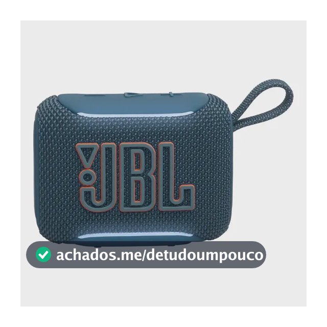 Caixa de som portátil com Bluetooth JBL GO5 - Azul