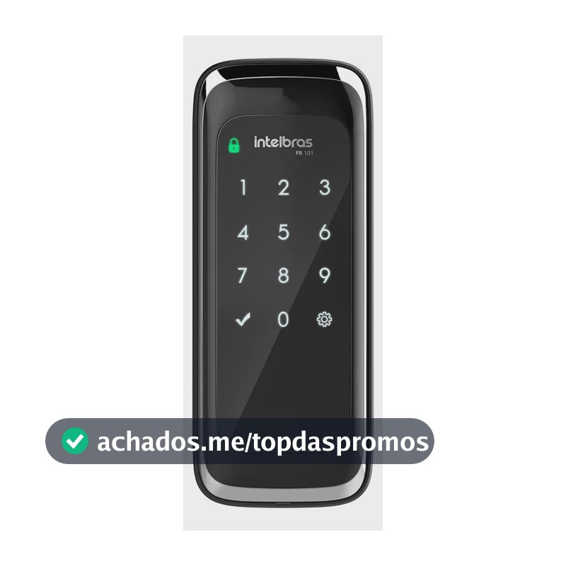 Fechadura Digital De Sobrepor Intelbras Fr 101