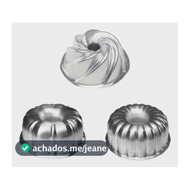 Forma Vulcão17x7,5+forma Gomada18x7,5+forma Gomada N2 18x7,5 Cinza