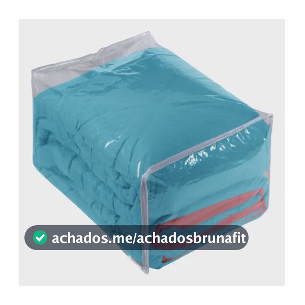 10 Saco Organizador Com Ziper Para Edredom E Coberta Grande 100% Pvc Transparente