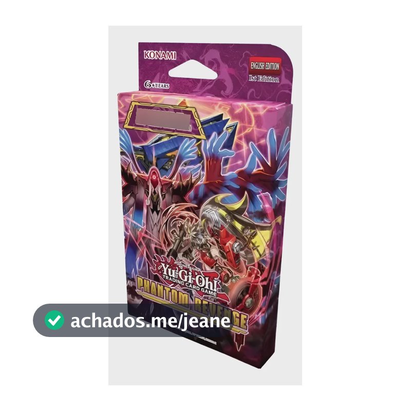 Booster Yu-gi-oh! Vingança Fantasma Original Konami Português
