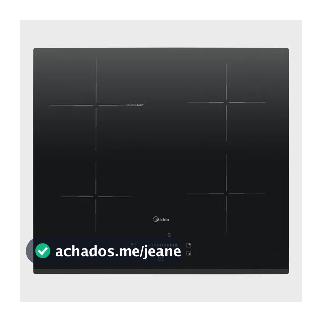 Cooktop 4 Bocas De Indução Even Pro Midea Cor Preto