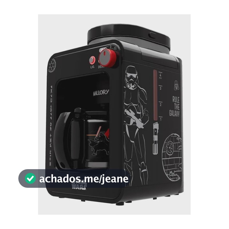 Cafeteira E Moedor De Café Mallory Darth Brew 127v