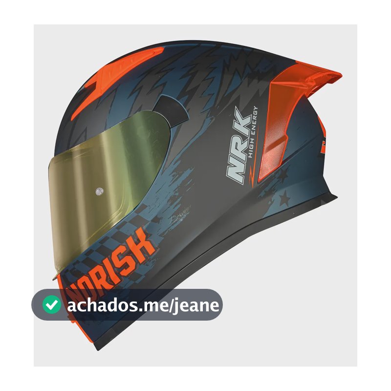 Capacete Norisk Flow Daytona Azul Fosco Tamanho Do Capacete 58