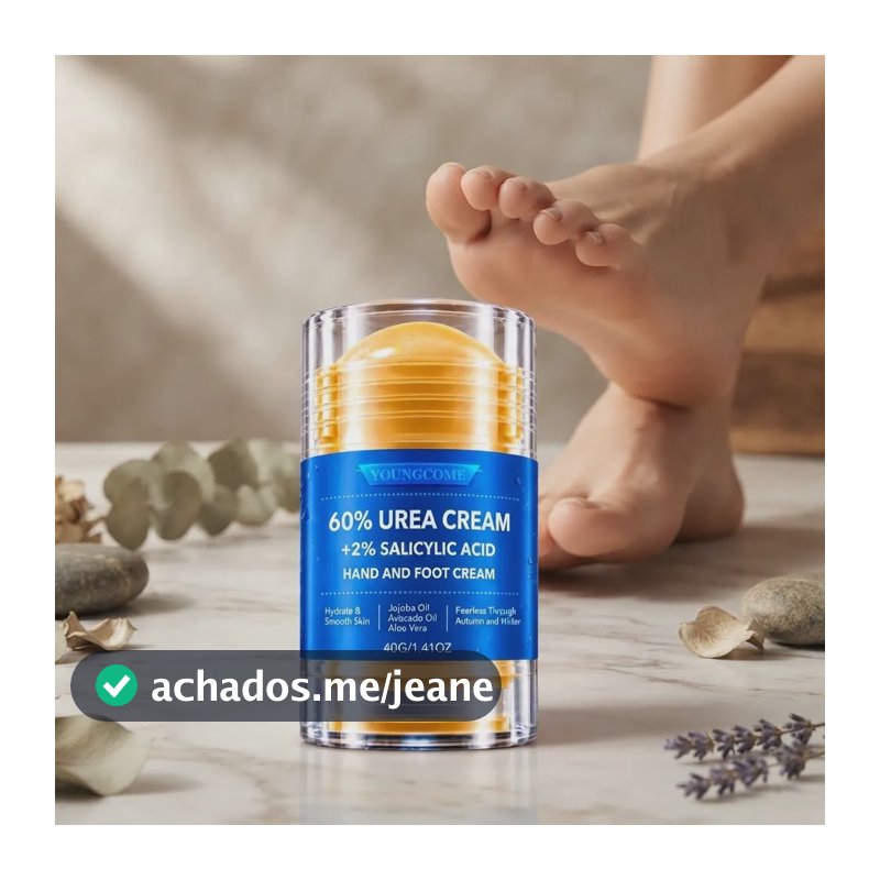 Bastão Esfoliante Ureia 60% Para Pés Remove Células Mortas Neutra