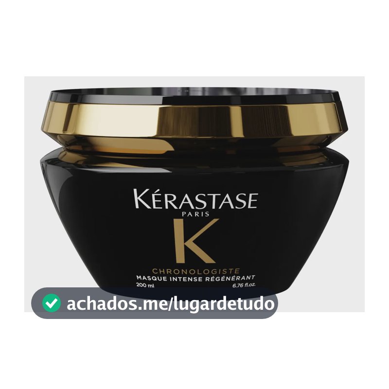 Máscara Capilar Regeneradora para Hidratação Profunda, Brilho Intenso e Controle do Frizz Chronologiste Intense Régénérant Kérastase 200ml