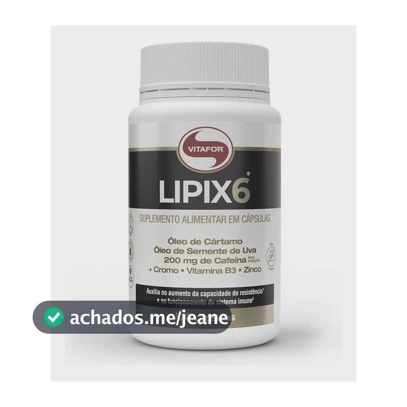 Lipix 6 120 Cápsulas Vitafor