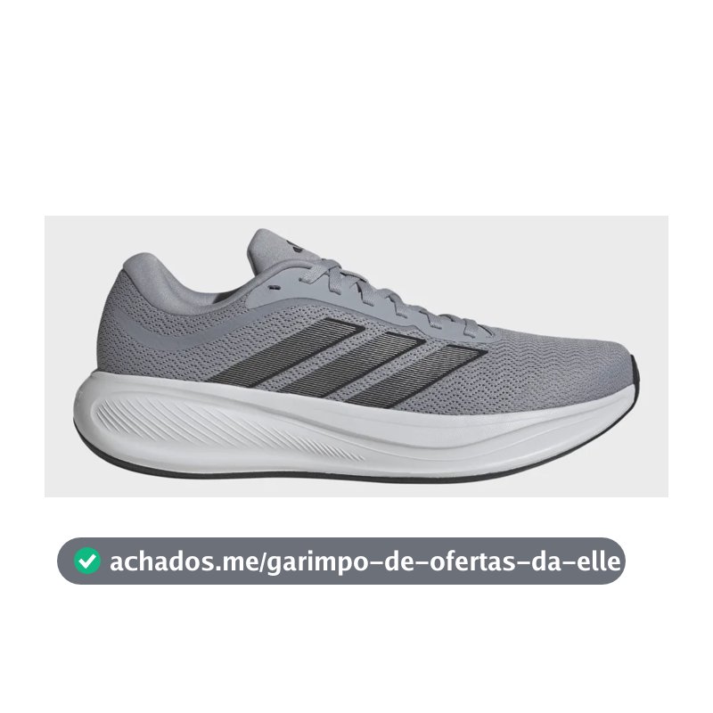 Tênis Masculino Response Runner 2 adidas Cinza Liso 40 Br