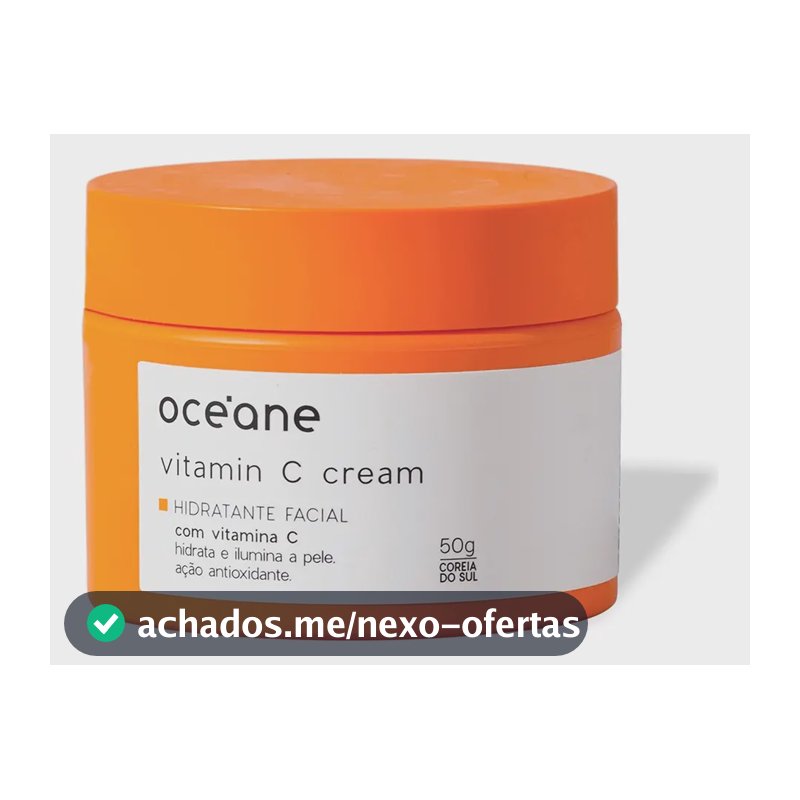 Creme Hidratante Facial Com Vitamina C 50g