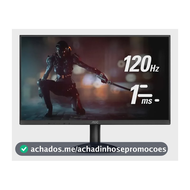 Monitor 21,5 Aoc Fhd  22b30hm2 Gaming Widescreen Va Vga Hdmi Preto 127/220v