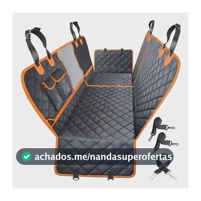 Capa Para Proteção Dos Bancos Do Carro Impermeável Pets Cor Laranja TCBP01L