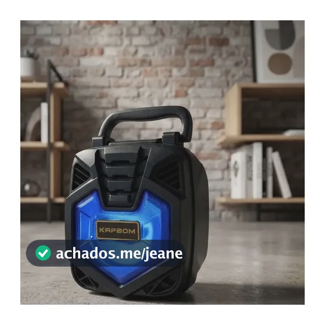 Caixa Som De Bluetooth Usb Para Musica Alta Pequena Portátil Azul 127/220v