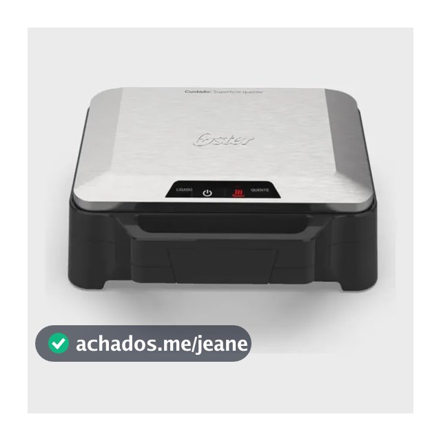 Sanduicheira Oster 220v 1000w Multiuso Inox Osan500 Preto/inox