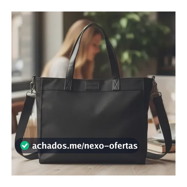 Bolsa Tote Gocase Daily Feminina Cor Preto Desenho Do Tecido Lisa