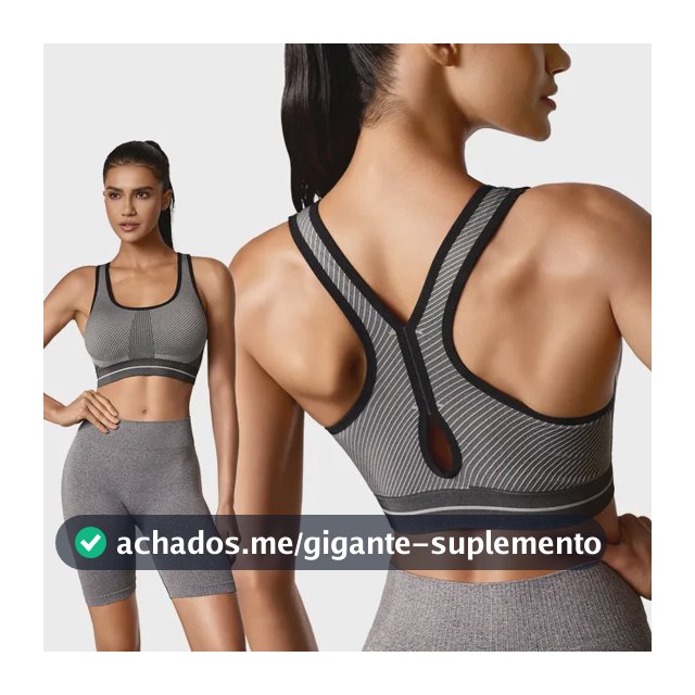 Kit 2 Top De Academia Feminina Forte Apoio Bojo Removíveis