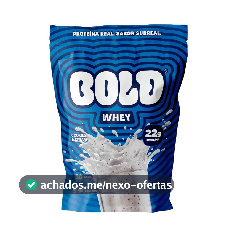 Whey Protein Bold Sabor Cookies & Cream 900g