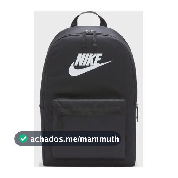 Mochila masculina Nike Heritage Backpack cor preta
