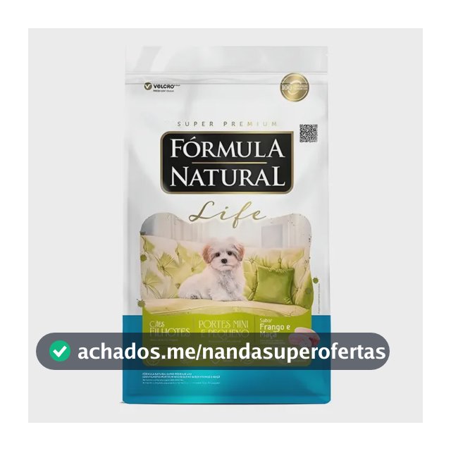 Ração Adimax Formula Natural Life Filhotes Cães 2,5 Kg.