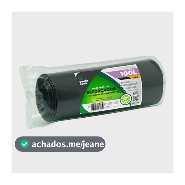 Saco De Lixo Reforçado 15l 30l 50l 100l 150l 200 Litros Rolo