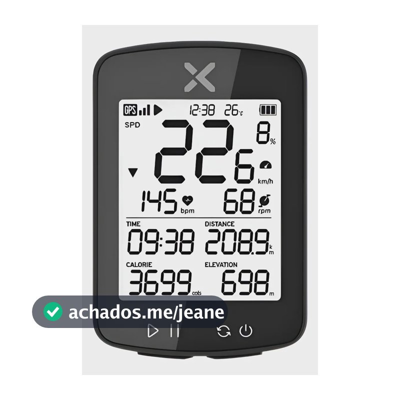 Gps Xoss G2+ Plus Ant+ Bluetooth Strava Bike Ciclocomputador Cinza-escuro